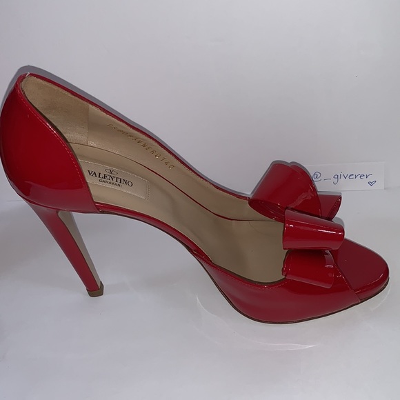 40 Red Valentino Couture Bow D’Orsay Pumps - Picture 8 of 16